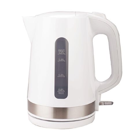 Living & Co Metal Trim Kettle 1.7L* White