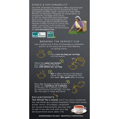 Dilmah Earl Grey 50 Tagless Tea bags
