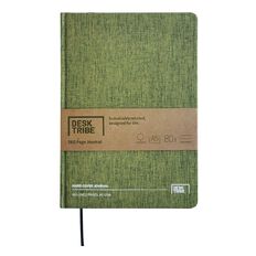 Desk Tribe Hardcover Linen Notebook Sage 160 Page A5