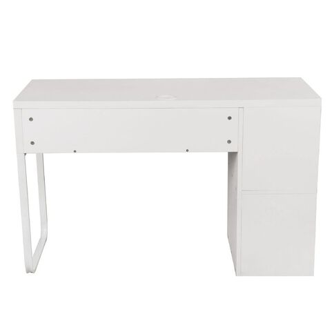 Workspace Moda Bookcase Desk White