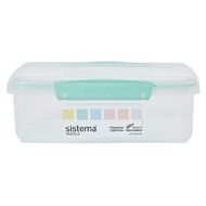 Sistema Klip It Pastels Rectangular Box Assorted Colours 2L