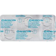 Gaviscon Extra Strength Peppermint Tablets 500mg 24 Pack