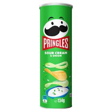 Pringles Potato Chips Sour Cream & Onion 134g