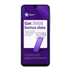 Samsung Galaxy A16 5G with Spark Sim Green Light