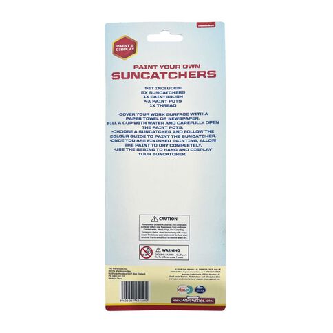 Paw Patrol Suncatcher Paint Set