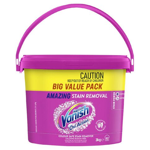Vanish Napisan Oxi Action Stain Remover Powder Laundry Booster 3kg