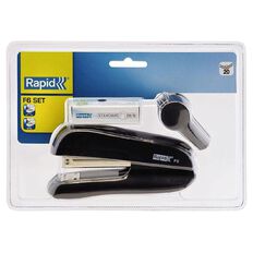 Rapid F6 Stapler 20 Sheet with Staple Remover & Staples Black