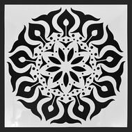 Uniti Stencils Mandela 4 Set 12 inch