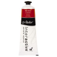 Atelier S3 Acrylic Paint Red Gold 80ml