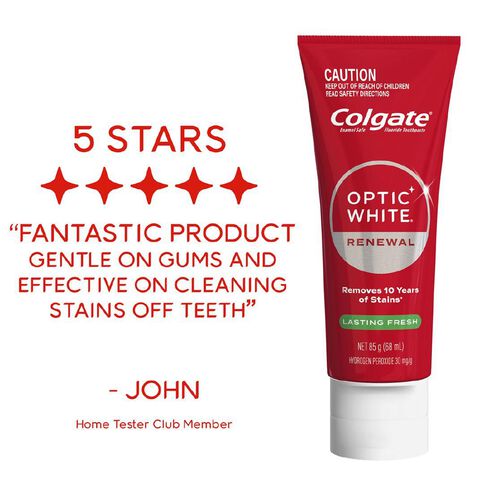 Colgate Optic White Renewal Lasting Fresh Toothpaste 85g