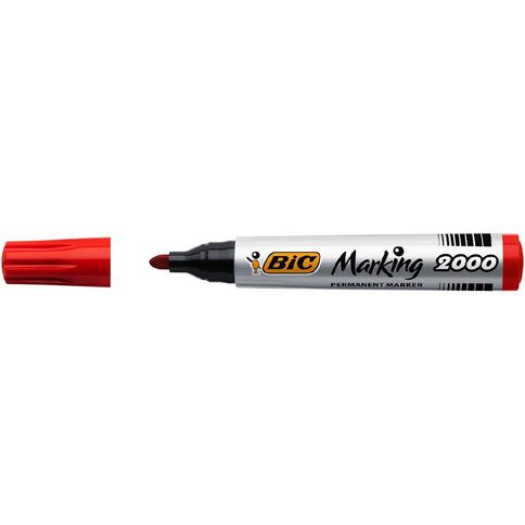 Bic ECOlutions Permanent Marker Red Mid