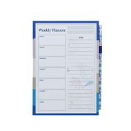 Uniti Floral Weekly Planner Purple Mid A5