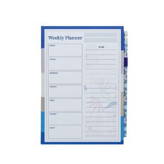 Uniti Floral Weekly Planner Purple Mid A5
