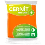 Cernit Polymer Clay Neon Light 56g Orange Orange