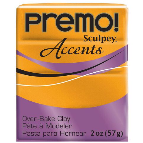 Sculpey Premo Accent Clay 57g Gold