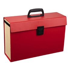 WS Concertina File 19 Pocket Red Mid
