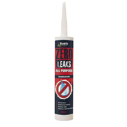 Bostik Zero Leaks All Purpose Translucent Cartridge 300ml