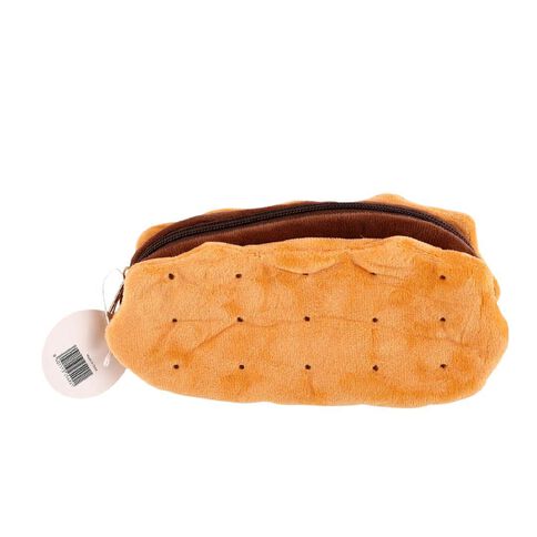 Kookie Yum Cafe Pencil Case Brown Mid