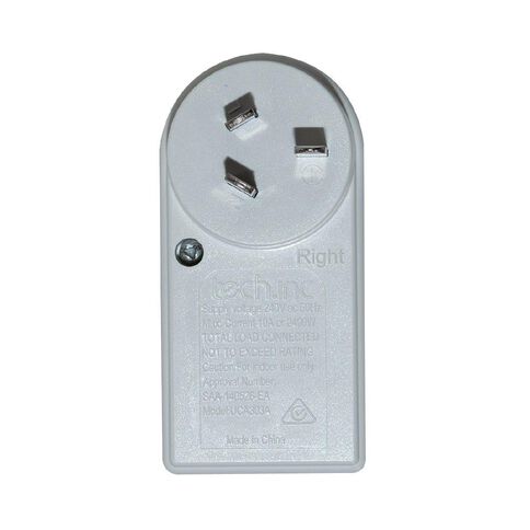 Tech.Inc Right Hand Double Plug Adapter