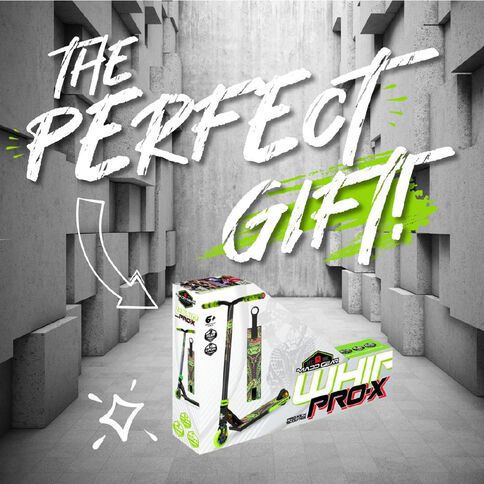 MADD Gear Whip Pro-X Scooter Viper Black/Green