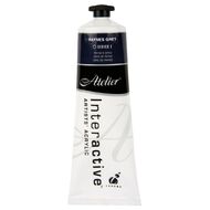 Atelier S2 Acrylic Paint Paynes Grey 80ml