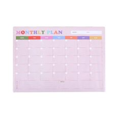 WS A3 Monthly Planner