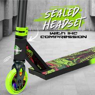 MADD Gear Whip Pro-X Scooter Viper Black/Green