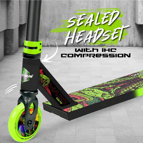 MADD Gear Whip Pro-X Scooter Viper Black/Green