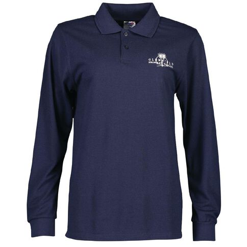 Schooltex Glenfield Long Sleeve Polo with Embroidery