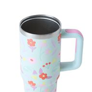 Seymours Stainless Steel Versa Cup with Straw Printed Assorted