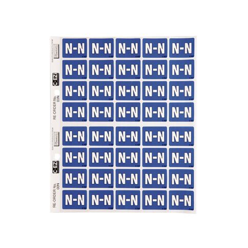Filecorp Coloured Labels N Blue Mid