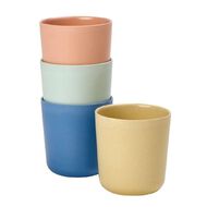 Living & Co Kids Bamboo Mix Tumbler 4 Pack Multi-Coloured 330ml