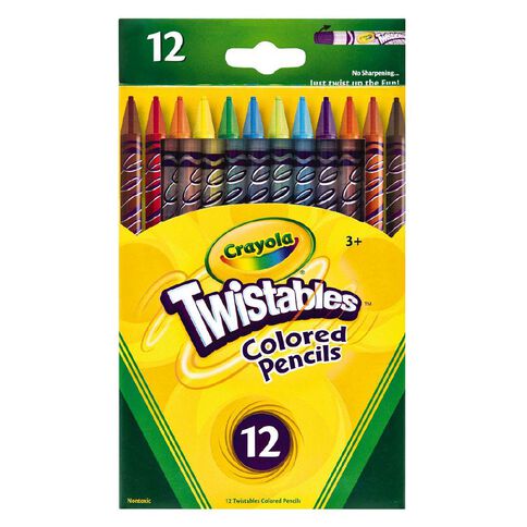 Crayola Twistable Colored Pencils 12 Pack 12 Pack