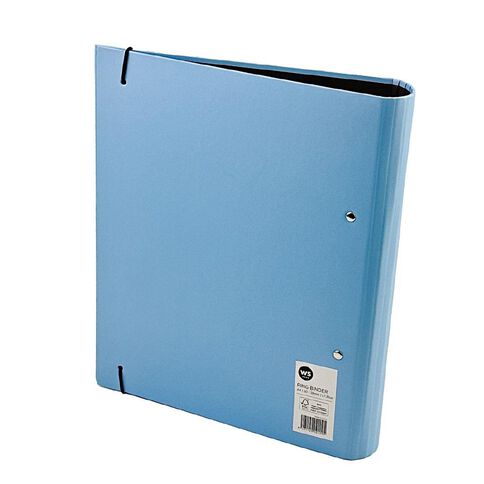 WS Ring Binder 38mm Round 2D Blue Light A4
