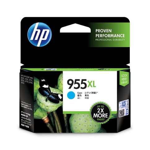 HP Ink 955XL Cyan (1600 Pages)