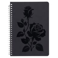 Uniti Stationery Rose A5 Notebook Black