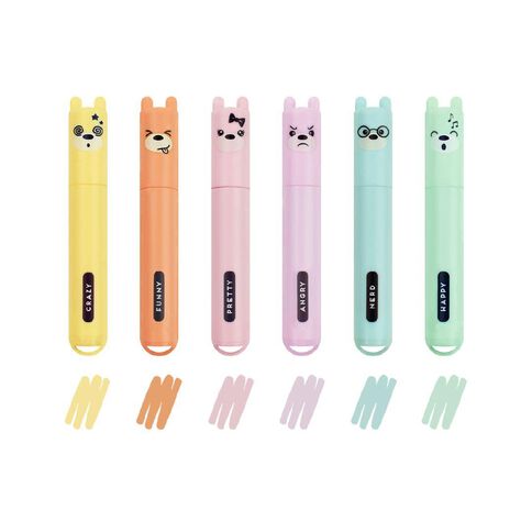 Legami Mini Highlighters 6 Pack