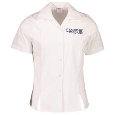 Schooltex St Joseph's Onehunga Short Sleeve Blouse with Embroidery