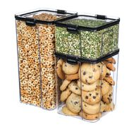 Sistema Ultra Tritan Canister Square Black 1.4L