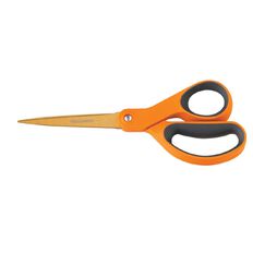 Fiskars Scissors Titanium Handle 8 Orange Mid