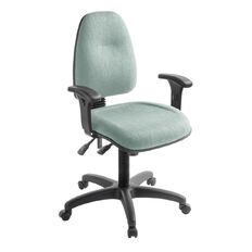 Eden Spectrum Deluxe 3 Highback Ergonomic Chair with Arms Sky