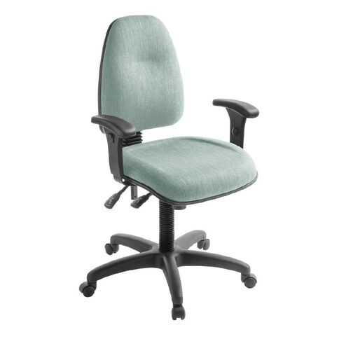 Eden Spectrum Deluxe 3 Highback Ergonomic Chair with Arms Sky