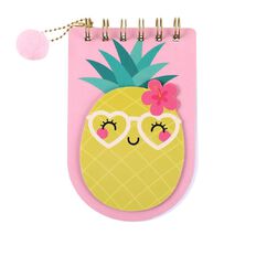 Kookie Pineapple Small Notepad Pink