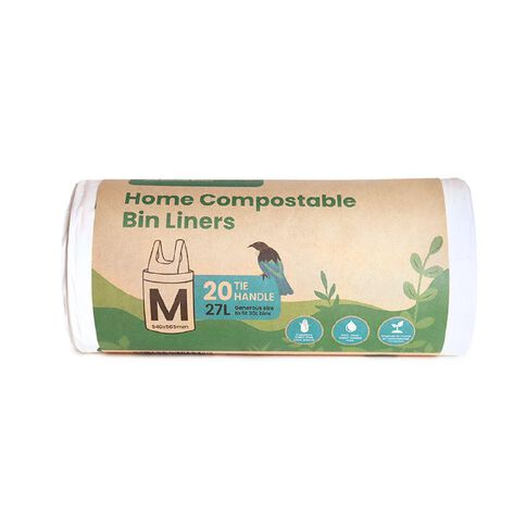 Ecopack Compostable Bin Liners 27L 20 pack