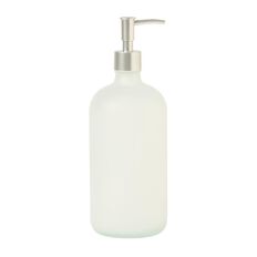 Living & Co Glass Bottle Laundry Pump Clear 1L Living & Co Glass Bottle Laundry Pump Clear 1L