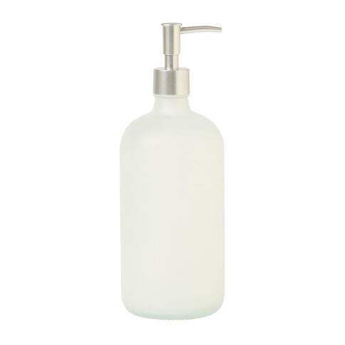 Living & Co Glass Bottle Laundry Pump Clear 1L Living & Co Glass Bottle Laundry Pump Clear 1L