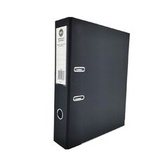 WS Foolscap Lever Arch Black