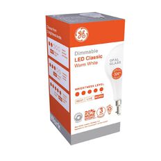General Electric B22 LED Dimmable Classic 10.5W Warm White Light Bulb