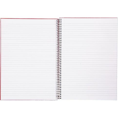 WS Notebook Wiro 200 Pages Hard Back Red Red Mid A4
