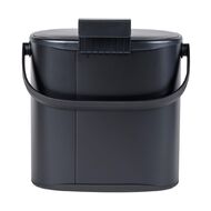 Living & Co Tabletop Compost Bin Black